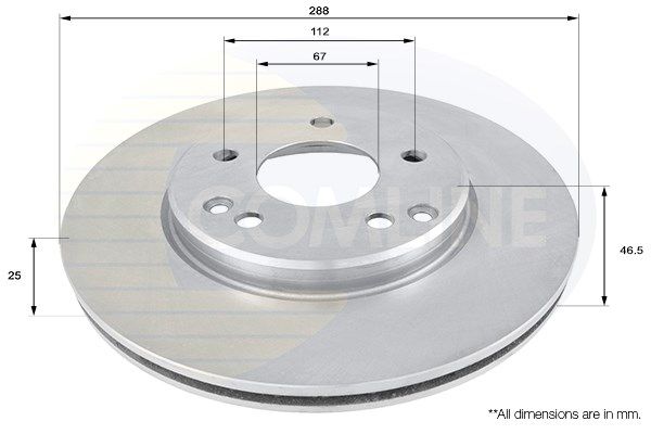 фото Тормозной диск comline adc1603v