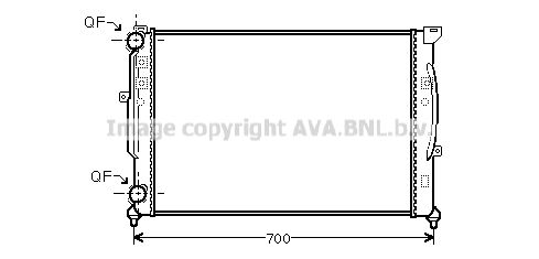 фото Радиатор охлаждения двигателя ava quality cooling ai2189