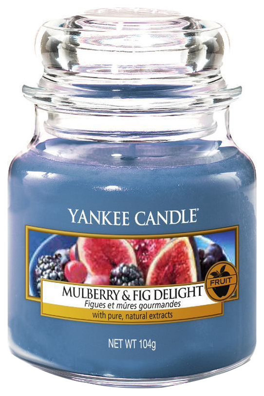 фото Ароматическая свеча yankee candle mulberry & fig delight jar candle