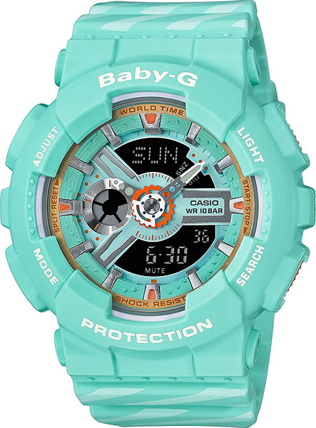 фото Наручные часы кварцевые женские casio baby-g ba-110ch-3a