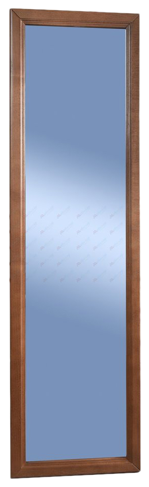 фото Зеркало настенное мебелик 342 34х118 см, средне-коричневый