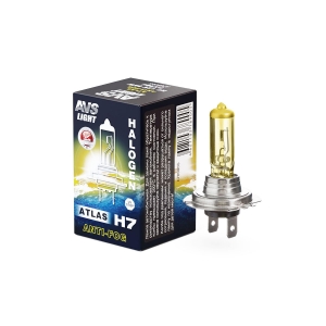 Лампа галогенная AVS ATLAS ANTI-FOG / BOX желтый H7.12V.55W (1 шт.)