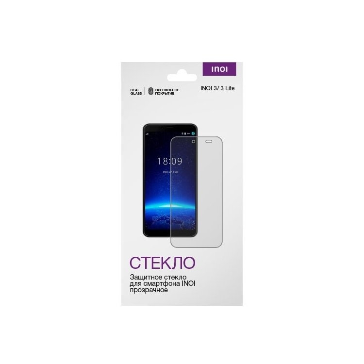 

Защитное стекло INOI для INOI 3/ 3 Lite/3 Power, 2,5D для INOI 3/ 3 Lite/3 Power
