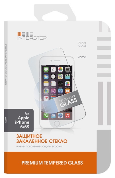 

Защитное стекло InterStep для Apple iPhone 6/iPhone 6S (IS-TG-IPHONE6SU-000B201), IS-TG-IPHONE6SU-000B201