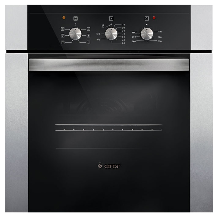 электрический духовой шкаф hotpoint fe8 831 jsh 59 4x59 5x56 7 см конвекция нержавеющая сталь Встраиваемый электрический духовой шкаф GEFEST ДА 622-01 Н3 Silver