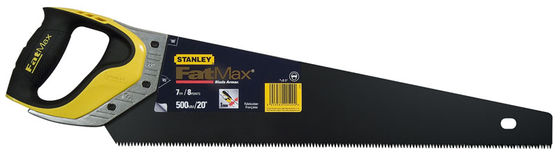 Ножовка по дереву Stanley FatMax 500мм 7tpi с покрытием 2-20-529 ножовка по газобетону maxitool 89379 500мм шаг 15мм