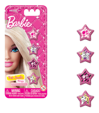 Набор колец Barbie Intek Fab jewels rings
