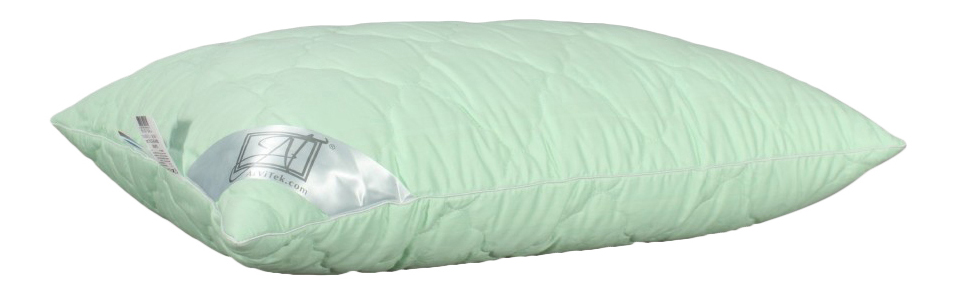 Подушка для сна АльВиТек полиэстер, силикон, бамбук 68x68 см