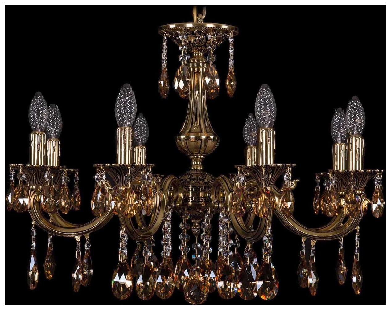 

Люстра подвесная Bohemia Ivele Crystal 1702/8/265/A/GB/K721