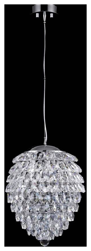 фото Подвесной светильник crystal lux charme sp2+2 led chrome/transparent