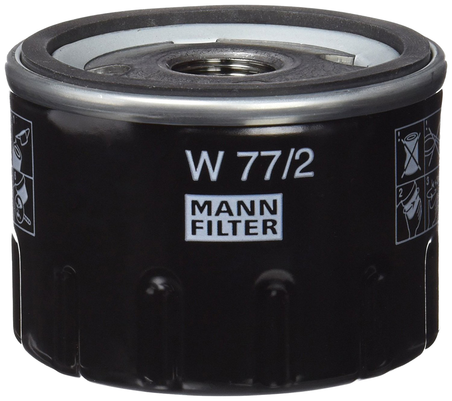 фото Фильтр масляный двигателя mann-filter w77/2