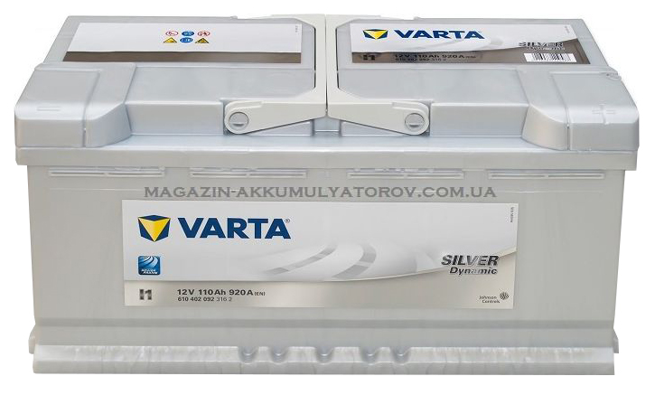 фото Аккумулятор автомобильный varta silver dynamic 610402092 110 ач