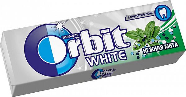 фото Жевательная резинка orbit white нежная мята 13.6 г