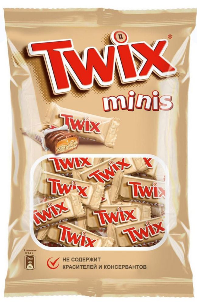 фото Шоколадные конфеты twix minis 184 г