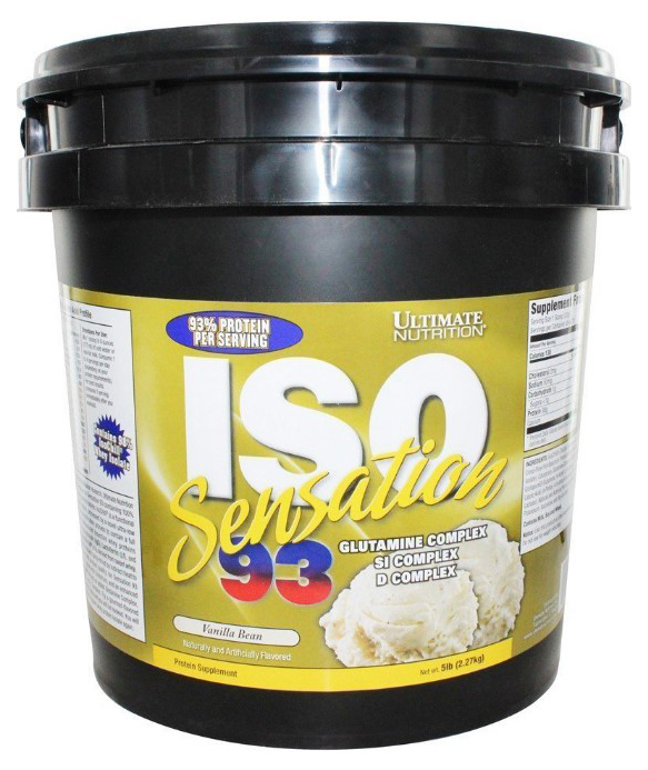 фото Протеин ultimate nutrition iso sensation 93, 2270 г, vanilla bean