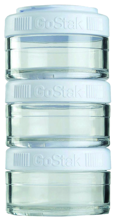 фото Банка blenderbottle gostak 3 кам. 60 мл белый