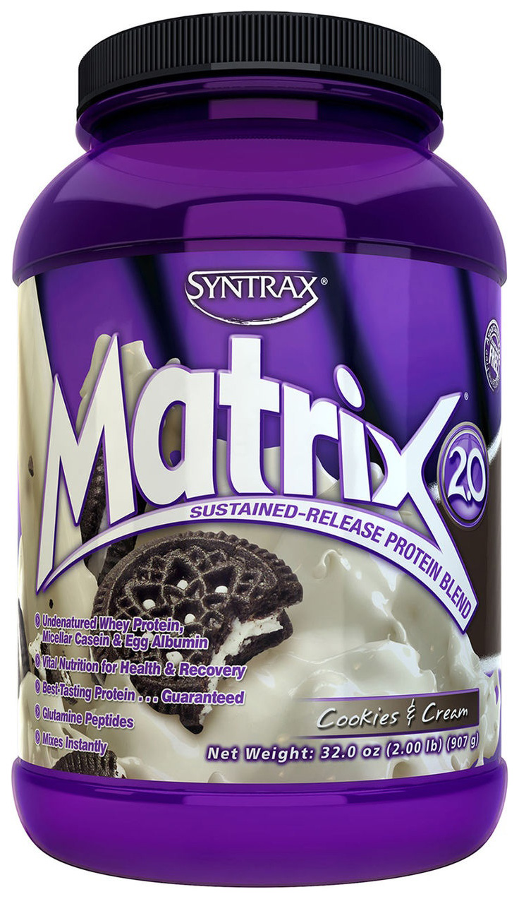 фото Протеин syntrax matrix 2.0, 907 г, cookies and cream