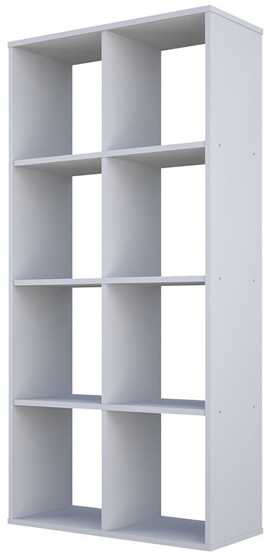 Стеллаж Polini Home Smart Кубический 8 секций, Белый таблетница 9 × 6 × 2 см 6 секций белый