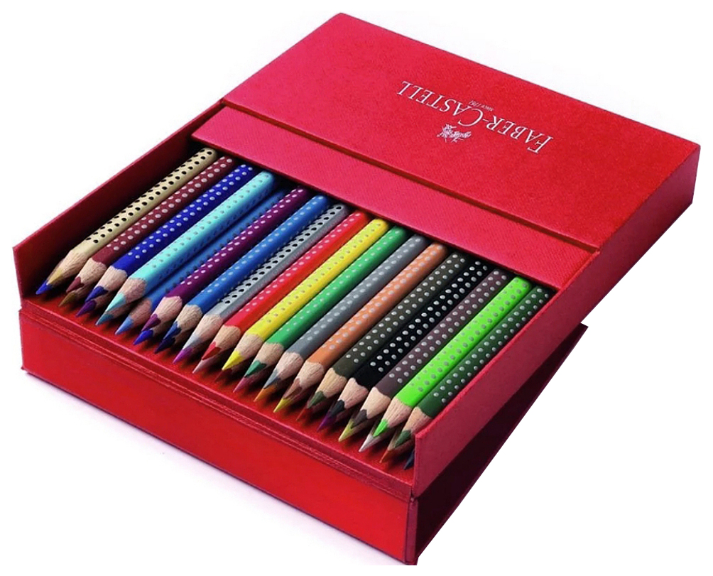 фото Цветные карандаши faber castell grip 2001 трехгранные (112436) 36 цветов faber-castell