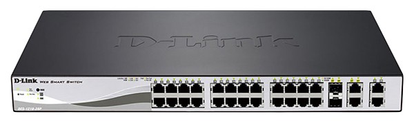 

Коммутатор D-Link DES-1210-28P/C2A Black, DES-1210