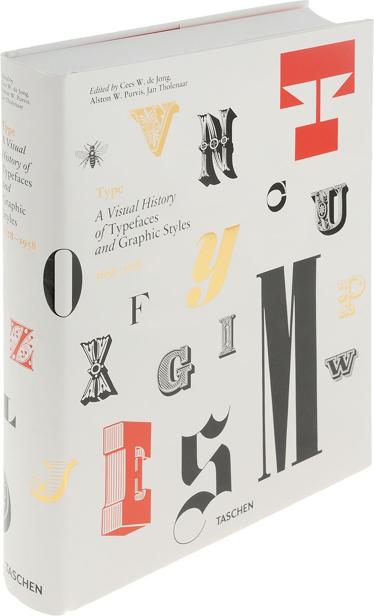 фото Книга type, a visual history of typefaces and graphic styles, 1628-1938 taschen