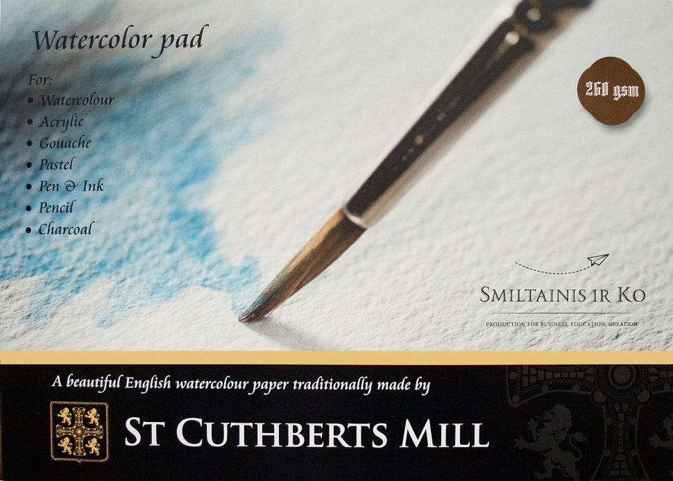 

Альбом для акварели Smiltainis Watercolor, А3, 20 л