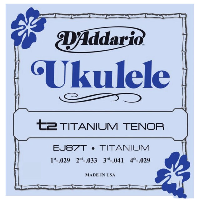 фото Струны для укулеле тенор d addario ej87 t d'addario