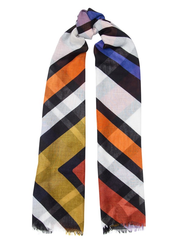 

Палантин женский Labbra LG68-848 коричневый/разноцветный, LG68-848