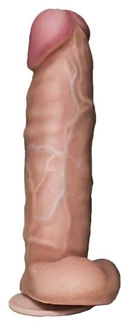 Крупный фаллоимитатор на присоске REAL Next №56 22,5 см