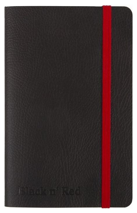 

Блокнот Oxford University Press Black n' Red, А6, 72 листа Черный