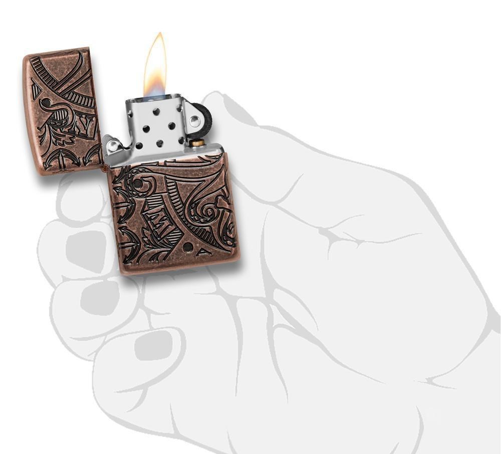 

Бензиновая зажигалка Zippo Armor Antique Copper, Armor