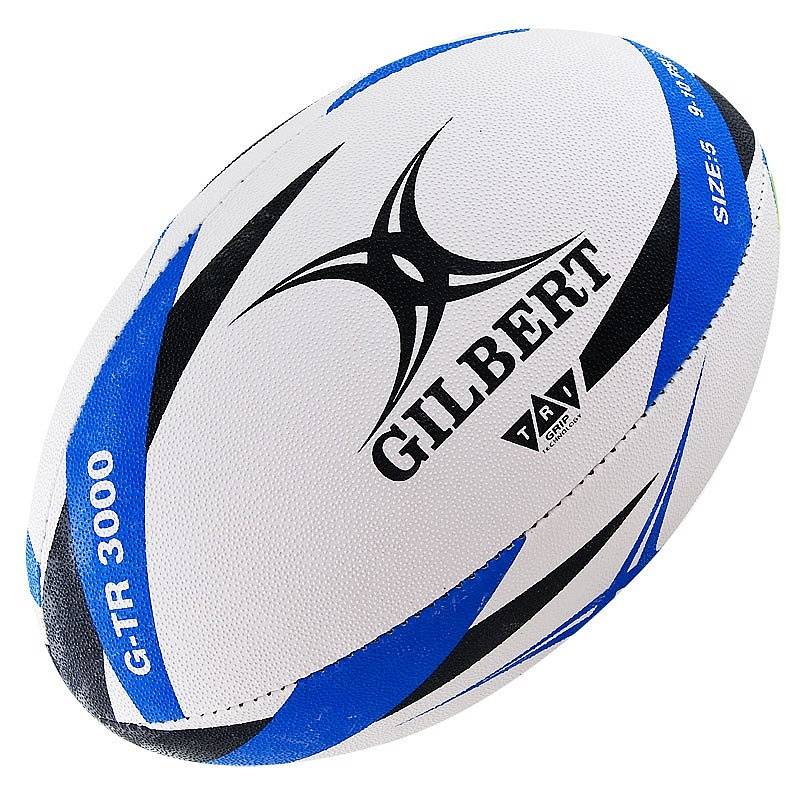 Мяч для регби Gilbert G-TR3000, 5, белый/синий/черный
