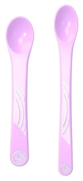 фото Ложки для кормления twistshake feeding spoon пастельный фиолетовый (pastel purple) 2 штуки