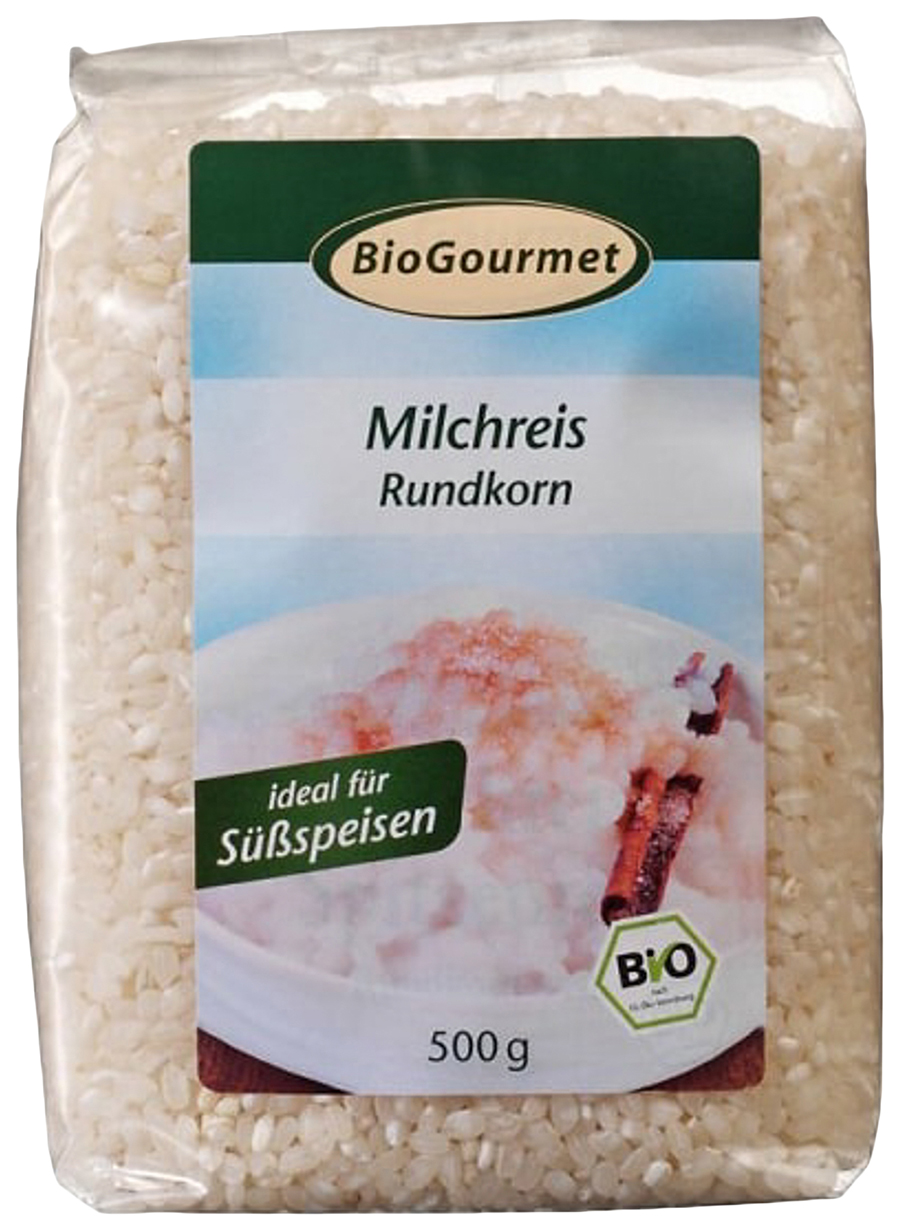

Рис BioGourmet молочный белый