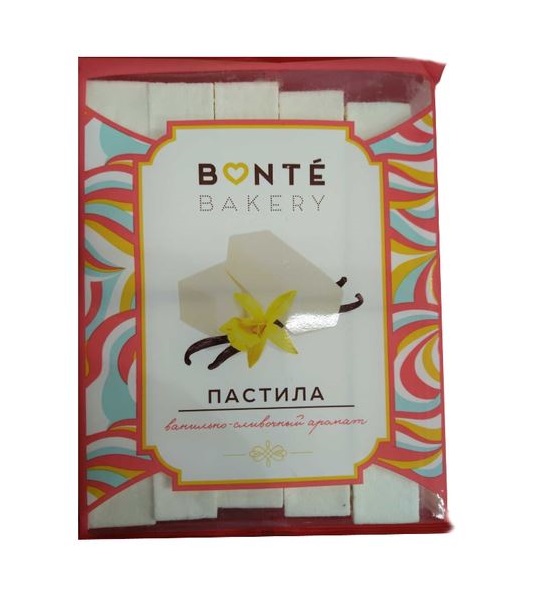 

Пастила Bonte Bakery Ванильно-сливочный аромат 220г