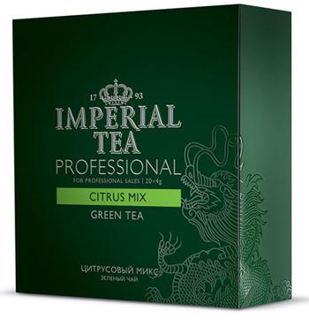 

Чай зеленый среднелистовой цитрусовый микс Imperial tea professional пакетированный