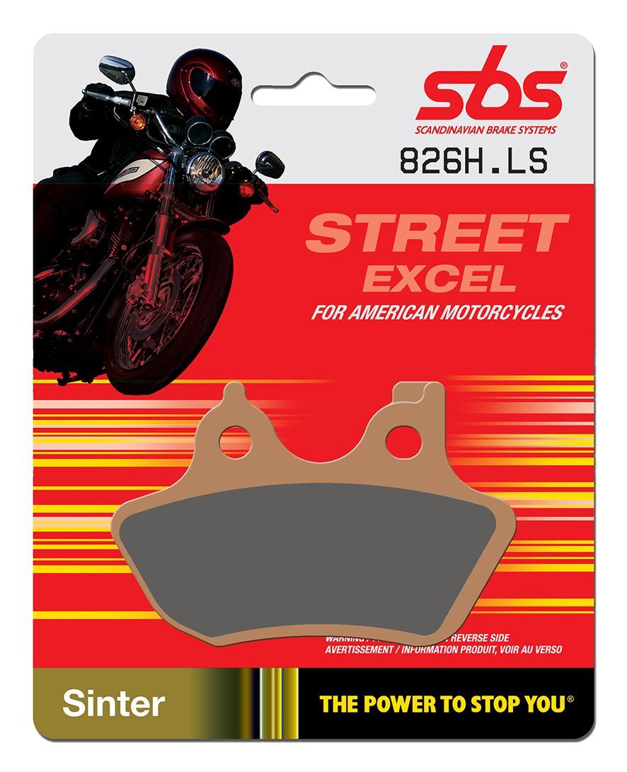 

Тормозные колодки задние SBS 826H.LS для Harley Davidson 44082-00B, 44082-00C, 44082-00D