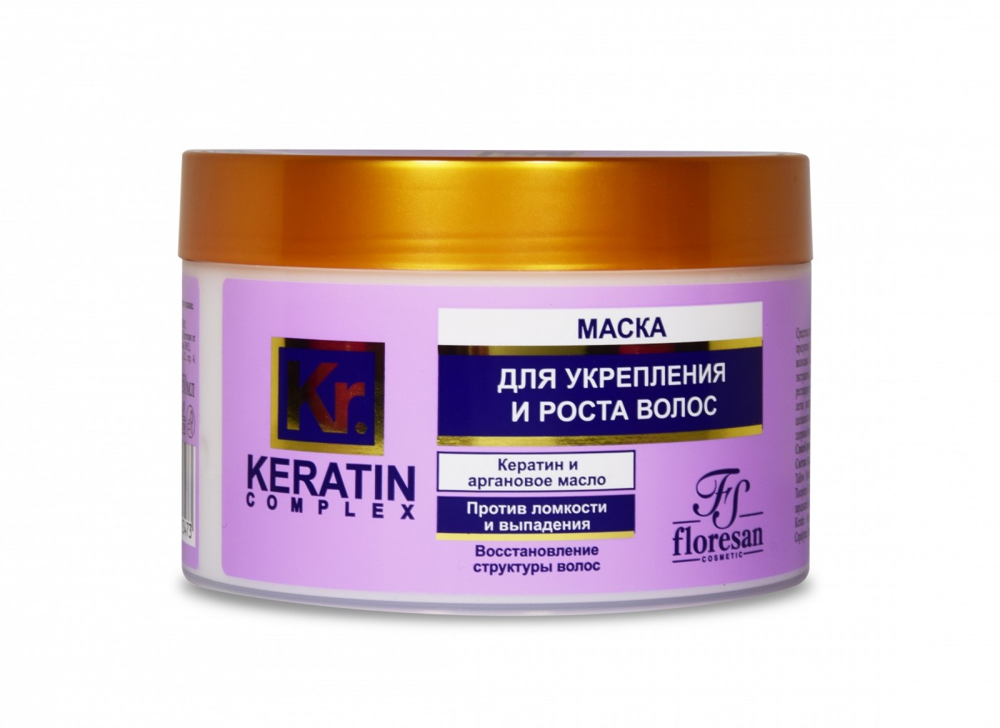 

Маска для укрепления и роста волос Floresan "Кератиновая"