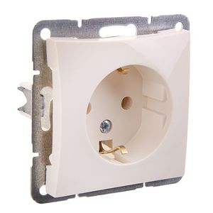 

Розетка 1м с/з механизм бежевый Schneider Electric Дуэт 21524