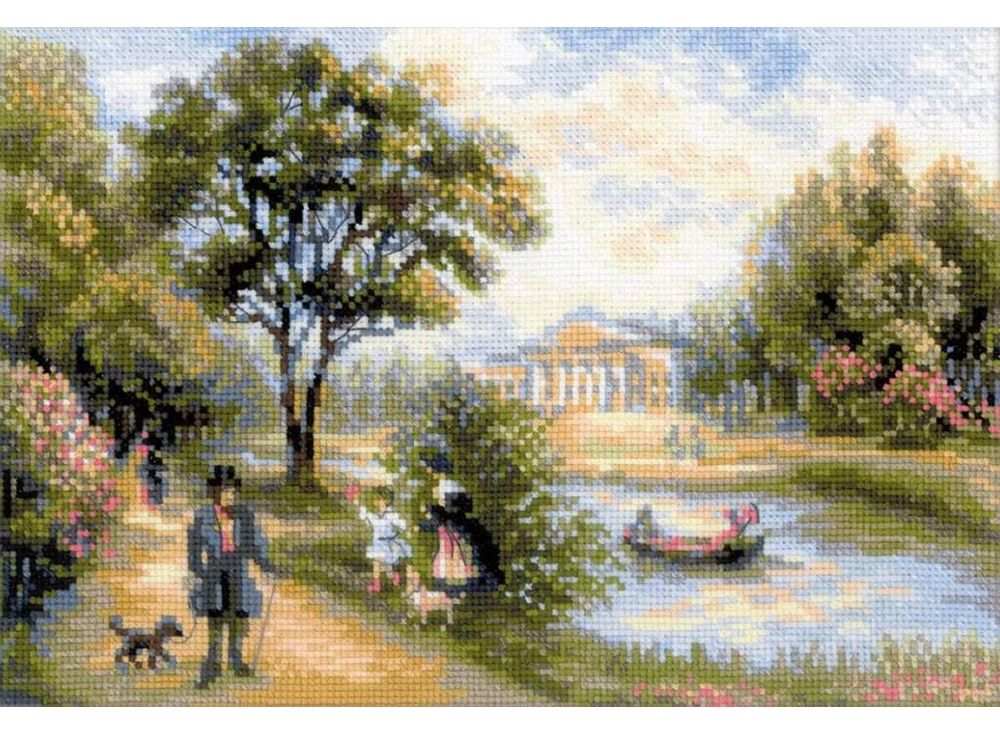 фото Набор для вышивания риолис прогулка в парке