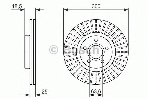 фото Тормозной диск bosch 0986479956