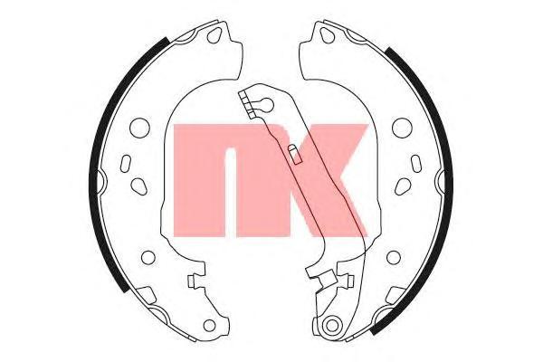 

Тормозные колодки Nk 2725728