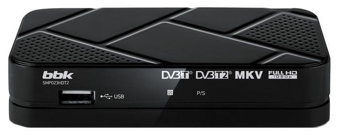 фото Dvb-t2 приставка bbk smp023hdt2 black