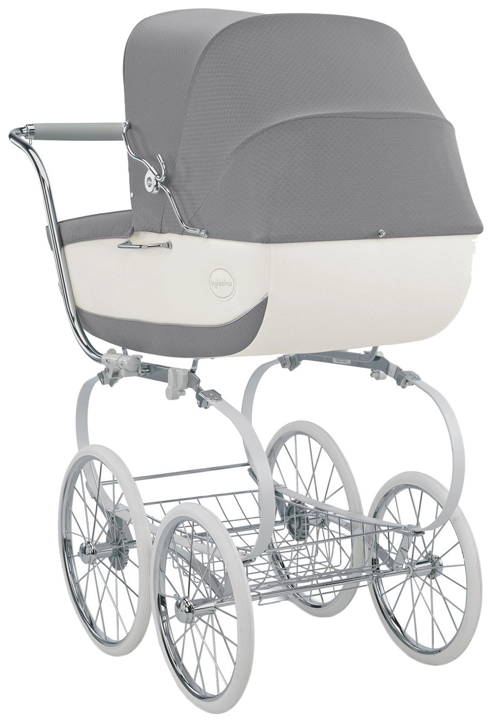 

Коляска для новорожденного Inglesina Classica на шасси Balestrino Chrome White, Classica