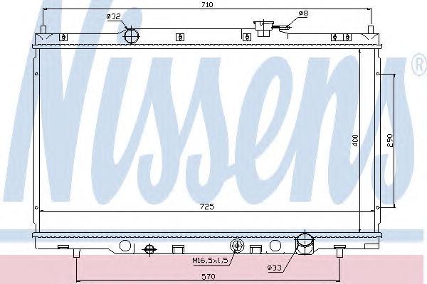 

Радиатор Nissens 68103