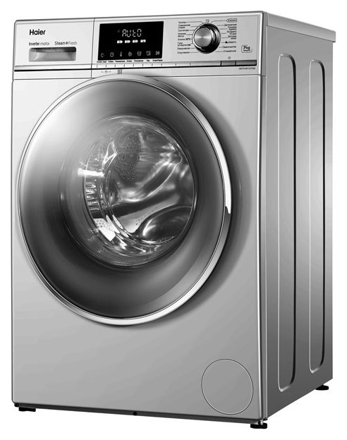 Стиральная машина Haier HW70-BP12758S серебристый стиральная машина haier hw70 bp12959g золотистый