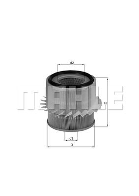 

Фильтр воздушный KNECHT LX 683