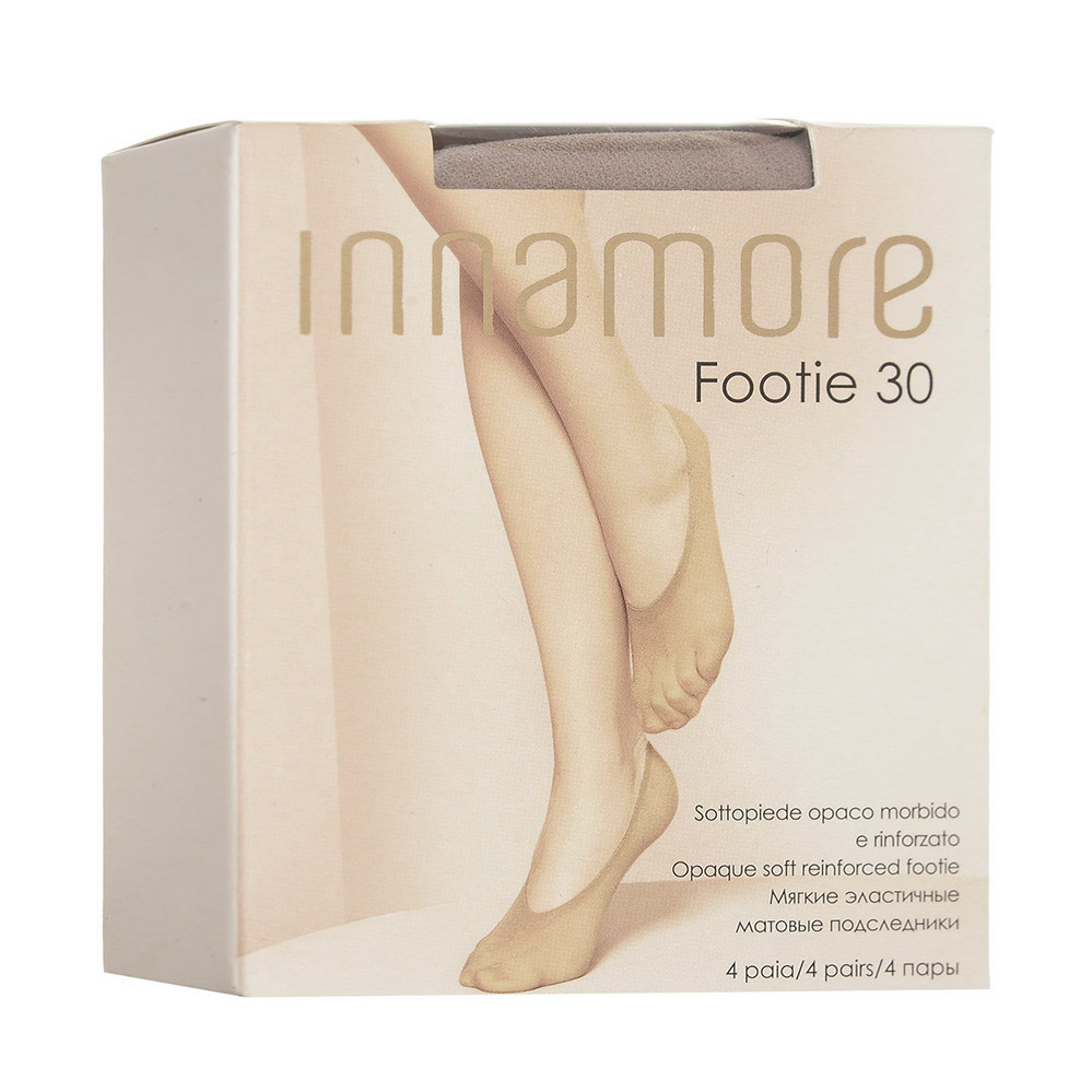 Следки женские Innamore бежевые one size