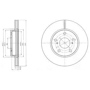 

Тормозной диск DELPHI BG4232