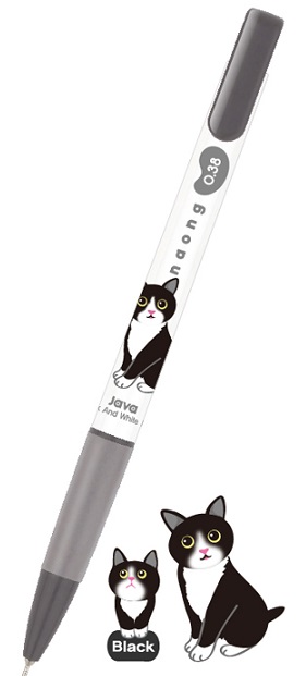 Шариковая ручка Naong Black and White Manx  0,38